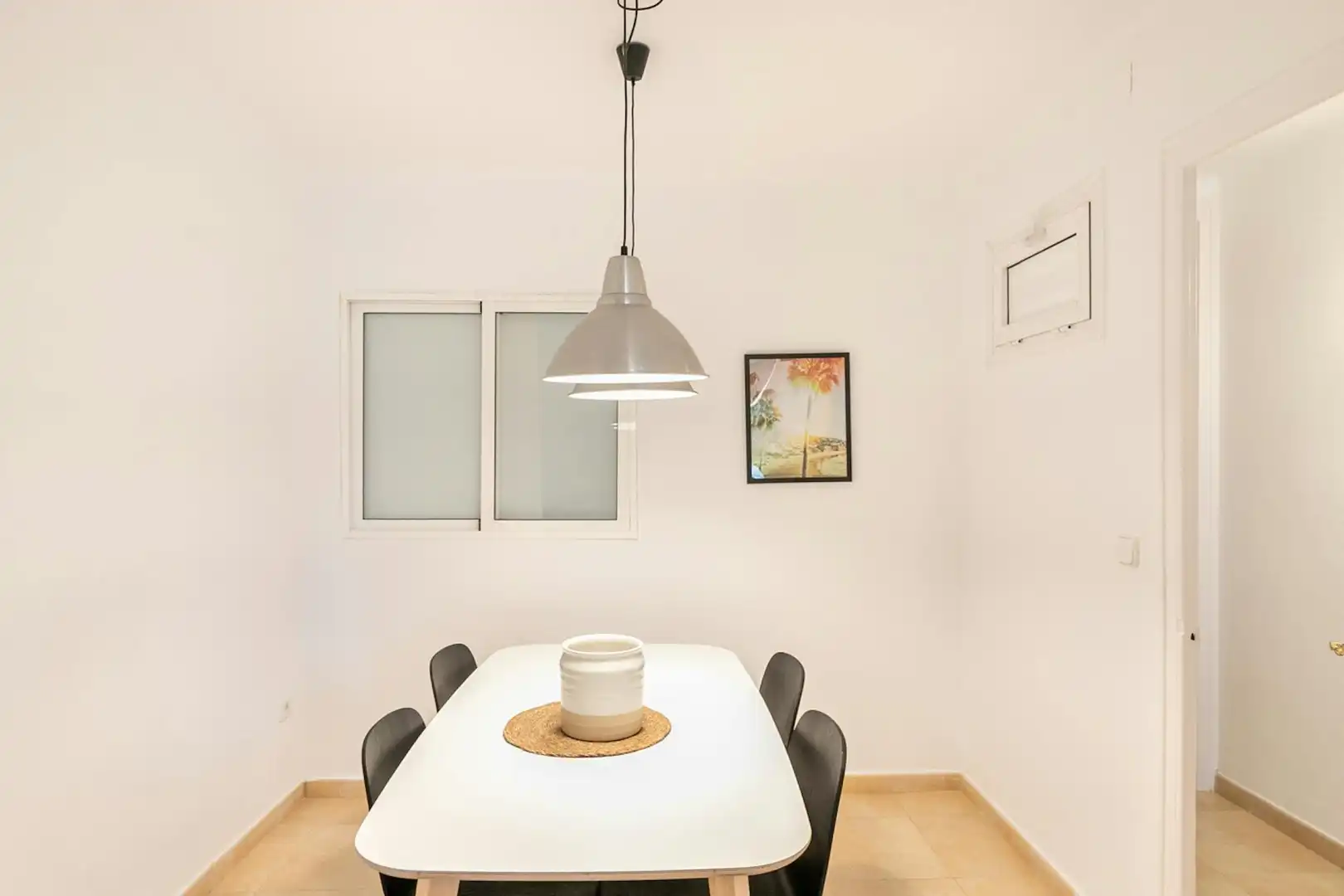 Comedor de Piso de alquiler en Barcelona con Calefacción, Amueblado y Lavadora
