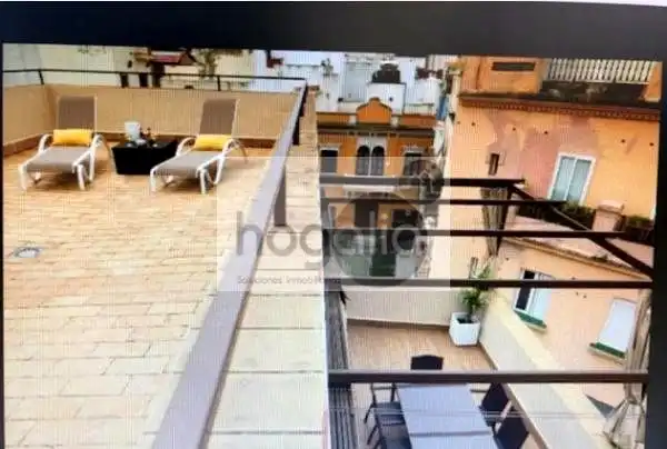 Terraza de Dúplex de alquiler en Sevilla con Aire acondicionado, Terraza y Amueblado