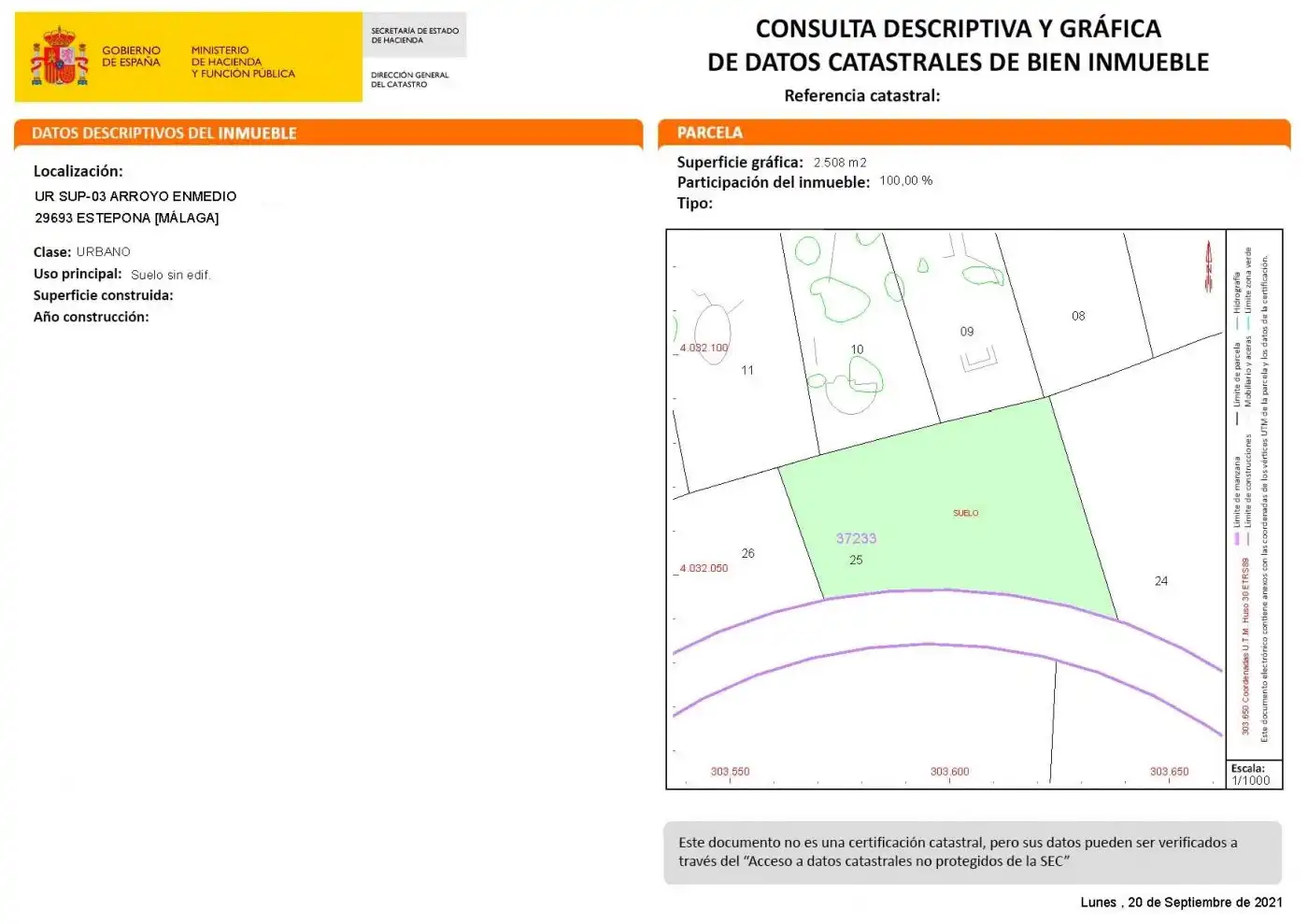 Terreno residenziale in vendita a Avenida DEL FUEGO (URB. LA GASPARA), imagen 6