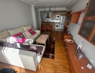 Living room of Apartment to rent in Villaquilambre  with Heating, Private garden and Parquet flooring