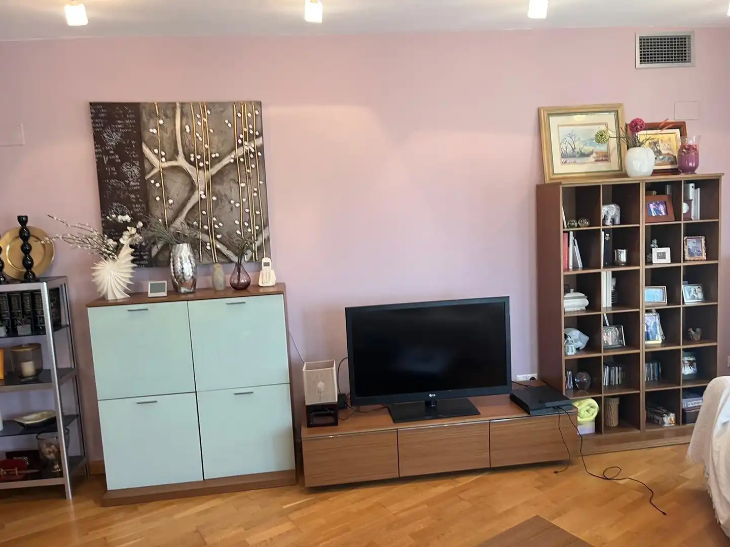 Sala de estar de Piso de alquiler en Torrent con Parquet y Piscina comunitaria