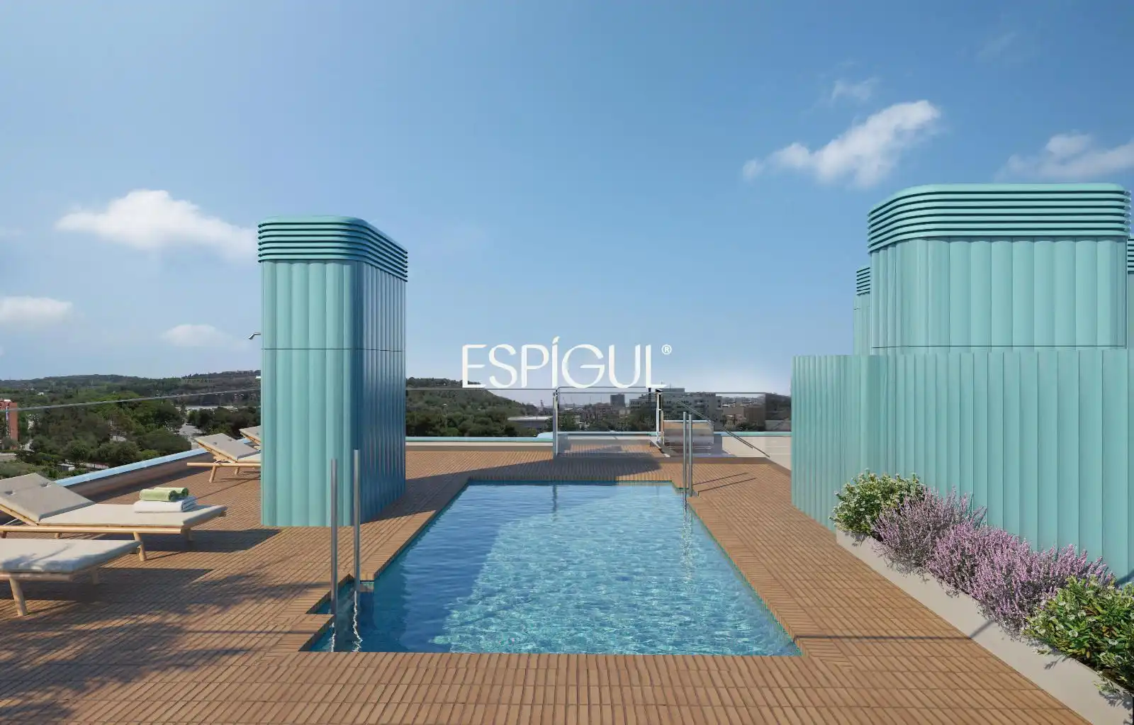 Piscina de Piso en venta en Barcelona con Aire acondicionado, Calefacción y Terraza