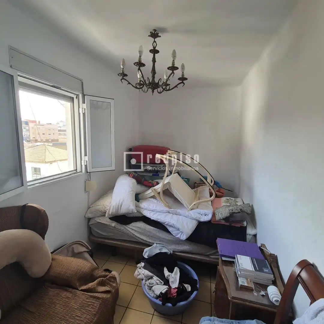 Bedroom of Flat for sale in Sevilla  with Air Conditioner and Terrace