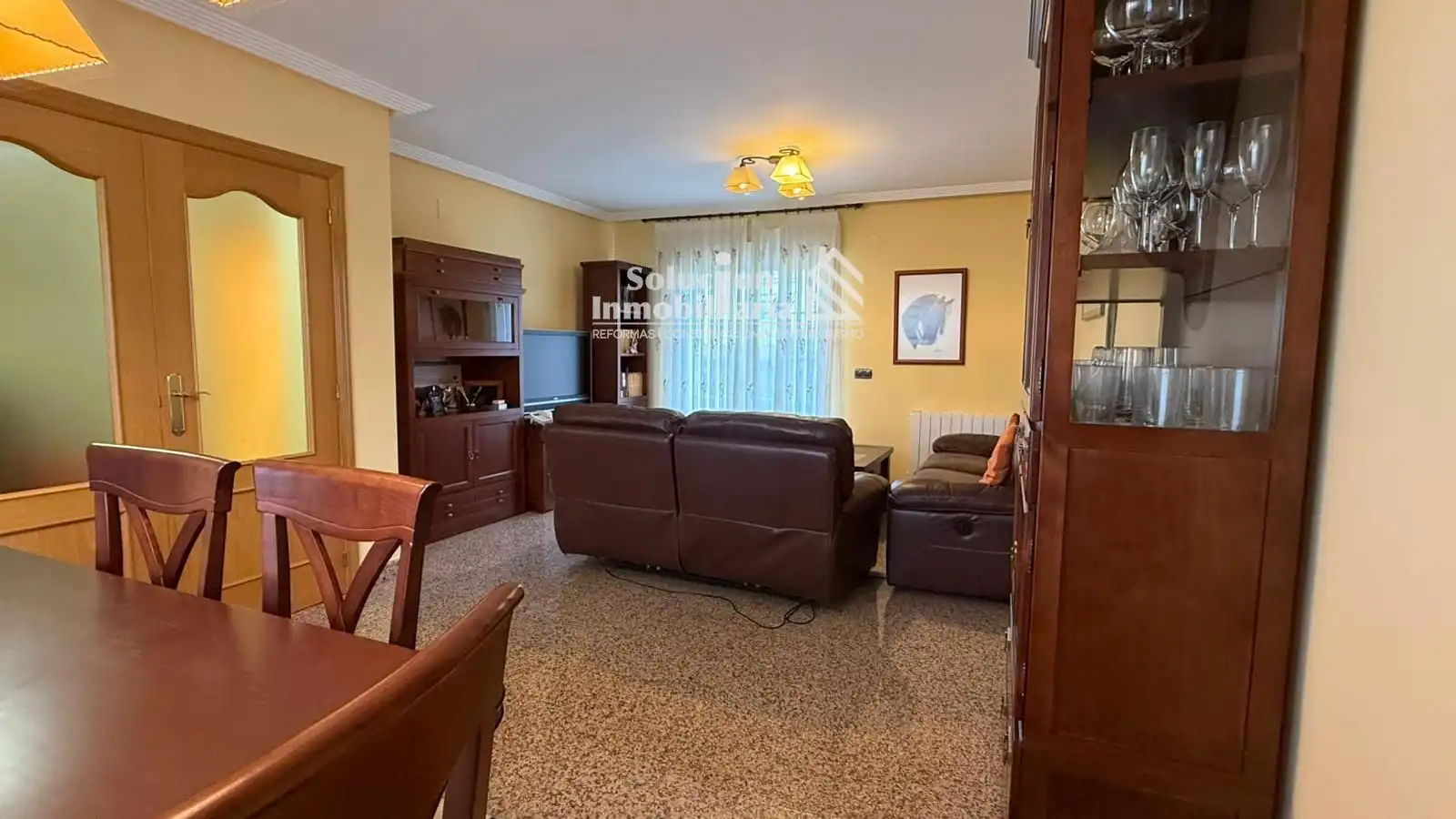 Sala de estar de Casa adosada en venta en Carrascal de Barregas con Calefacción, Terraza y Amueblado