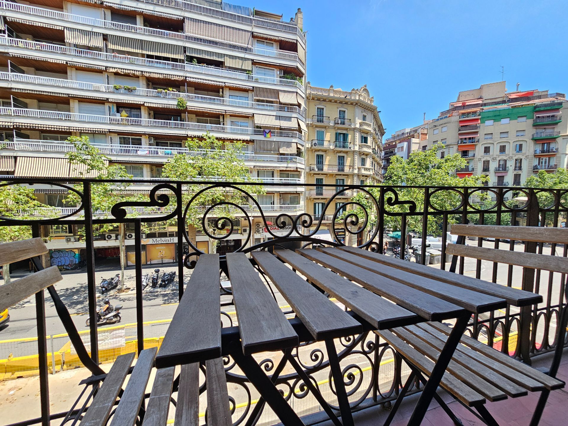 Balcony of Flat to rent in  Barcelona Capital  with Air Conditioner, Heating and Terrace