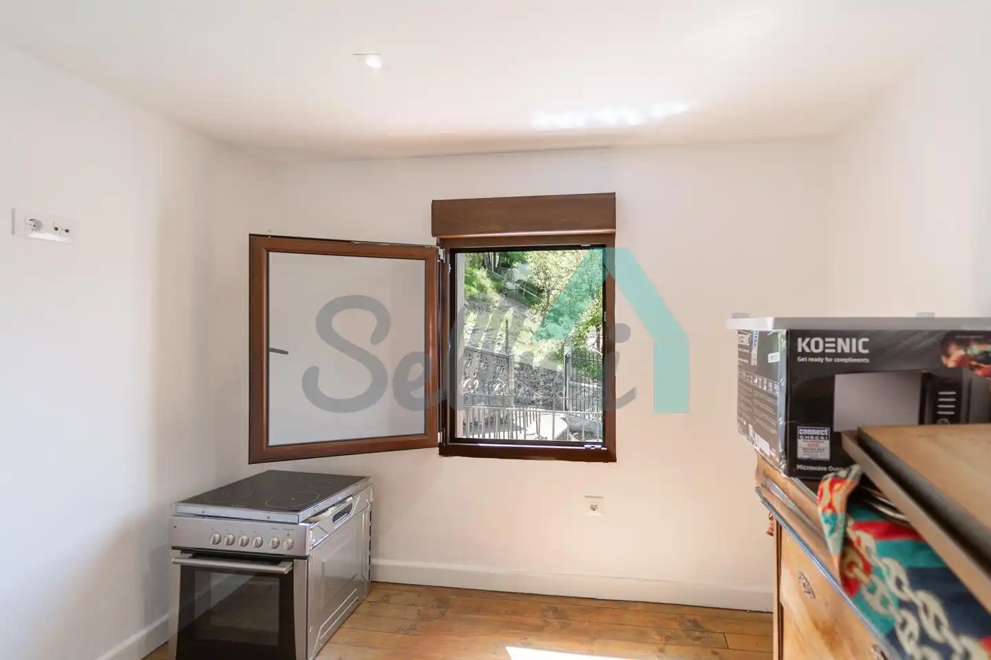 Cocina de Casa o chalet en venta en Laviana con Jardín privado, Parquet y Terraza
