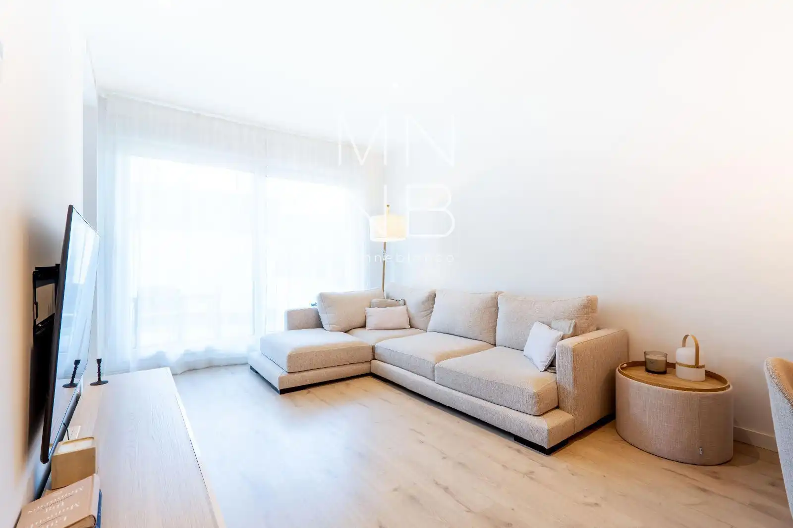 Sala de estar de Piso en venta en Sant Andreu de Llavaneres con Aire acondicionado, Calefacción y Trastero