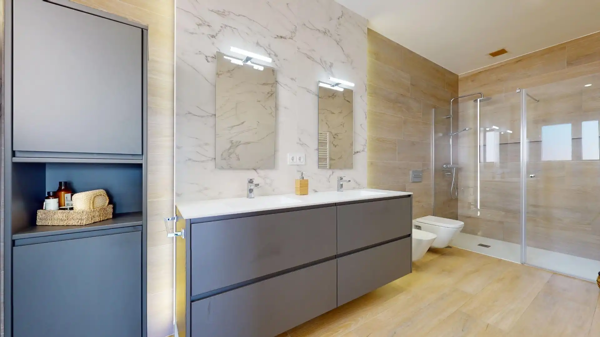 Baño de Casa o chalet en venta en San Pedro del Pinatar con Aire acondicionado, Calefacción y Jardín privado