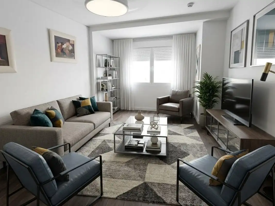 Wohnzimmer von Wohnung zum Verkauf in Zaragoza mit Heizung