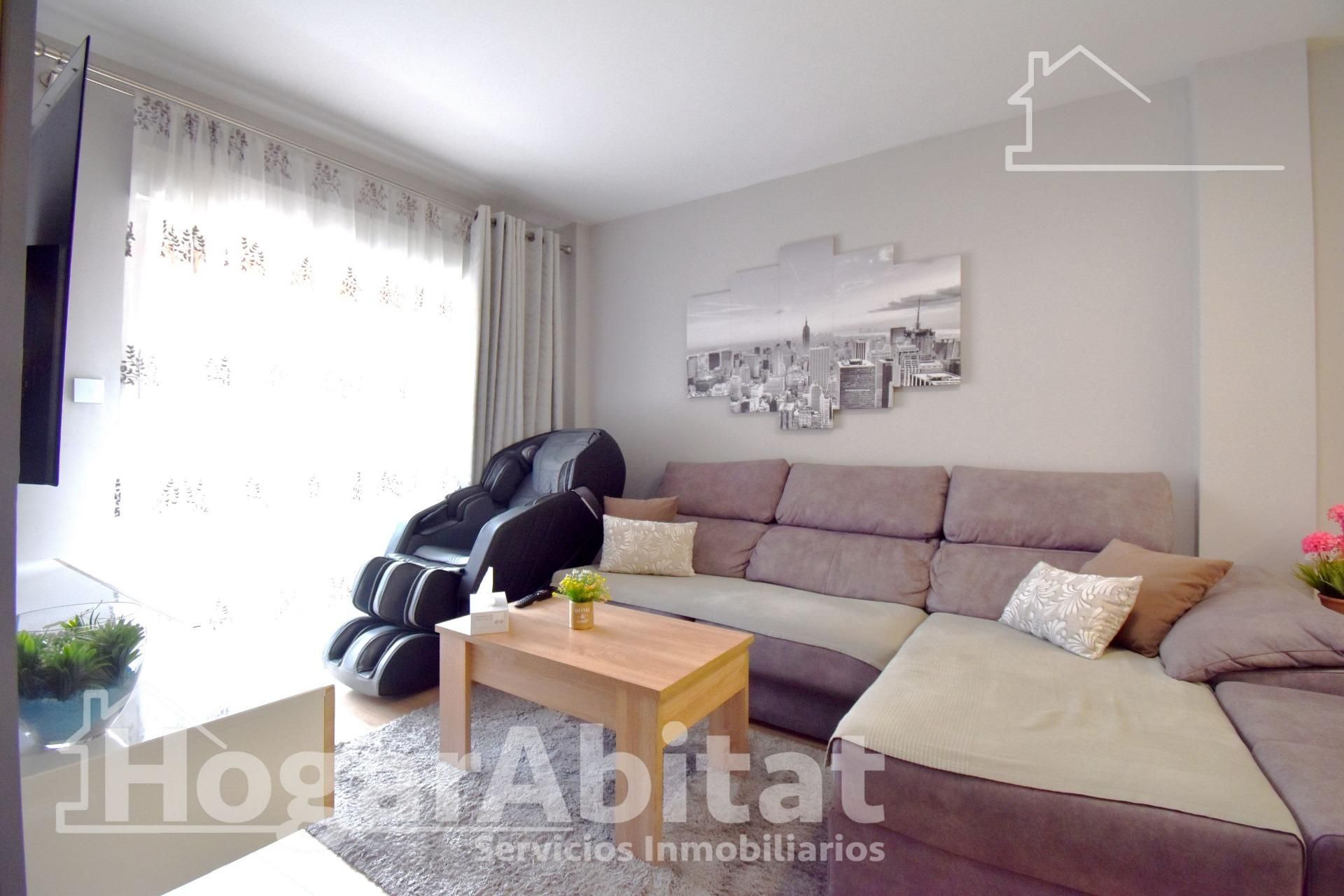 Sala d'estar de Pis en venda en Gandia amb Aire condicionat, Calefacció i Terrassa