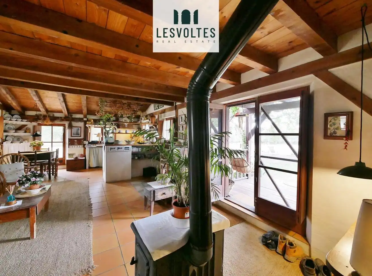 Exterior view of Houses for sale in Rupià  with Parquet flooring, Terrace and Swimming Pool