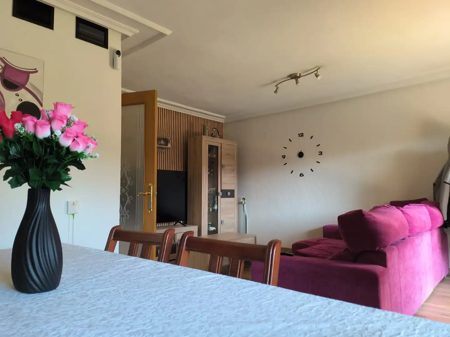 Sala d'estar de Casa adosada en venda en Utebo amb Aire condicionat, Calefacció i Jardí privat