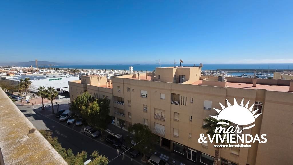 Exterior view of Flat for sale in Garrucha  with Heating, Furnished and Balcony