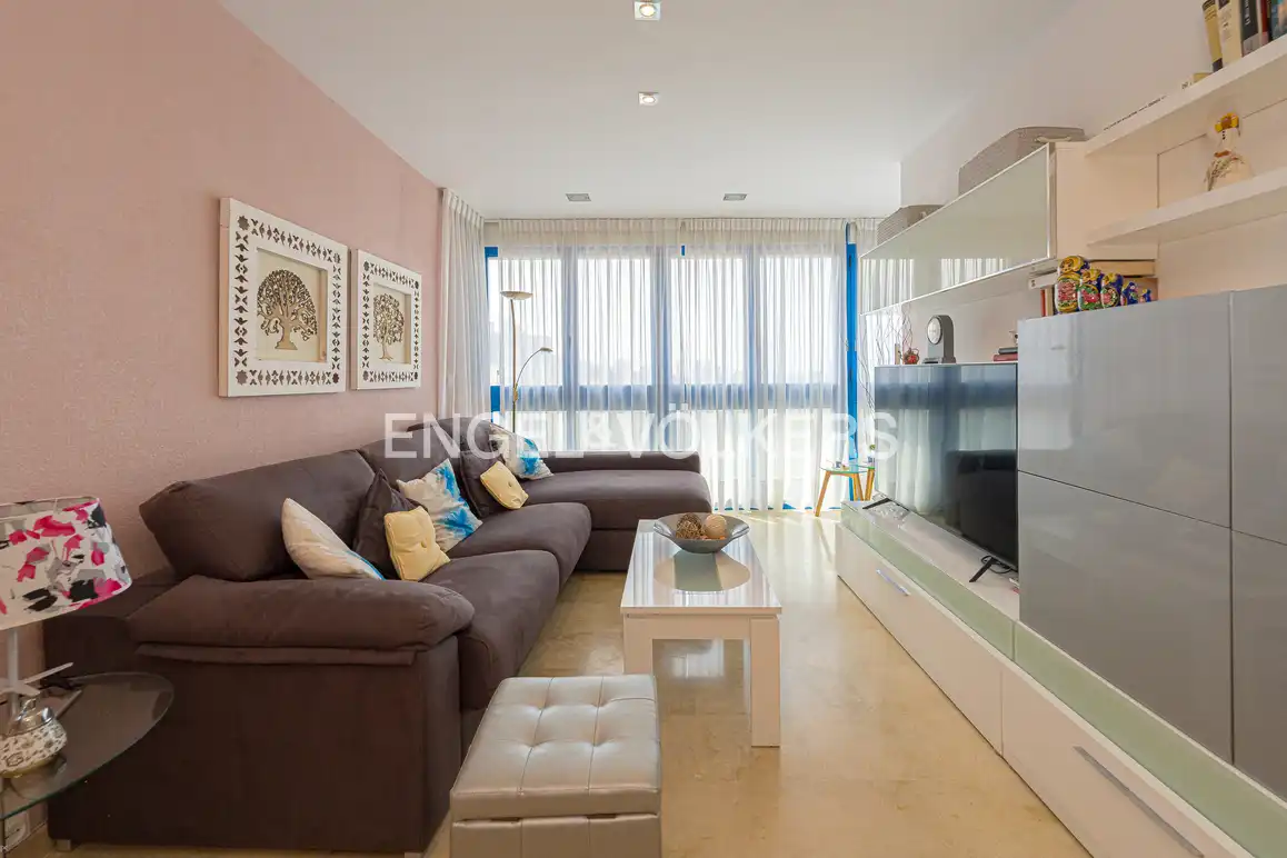 Living room of Apartments for sale in Benidorm  with Air Conditioner and Community pool