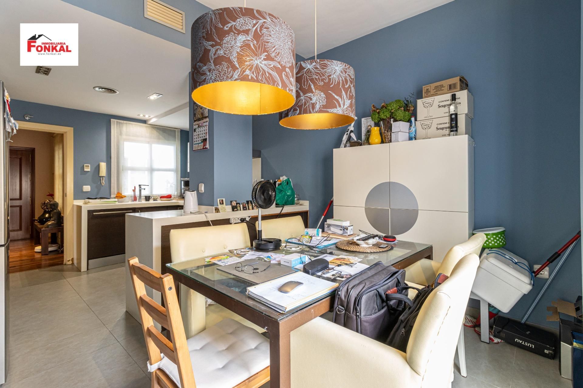 Dining room of Flat for sale in Jerez de la Frontera  with Air Conditioner, Parquet flooring and Storage room
