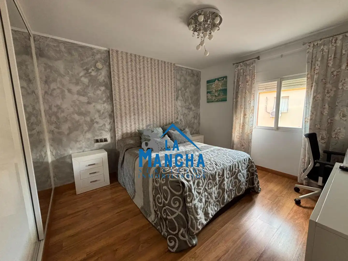 Bedroom of Flat for sale in Albacete  with Air Conditioner, Heating and Furnished