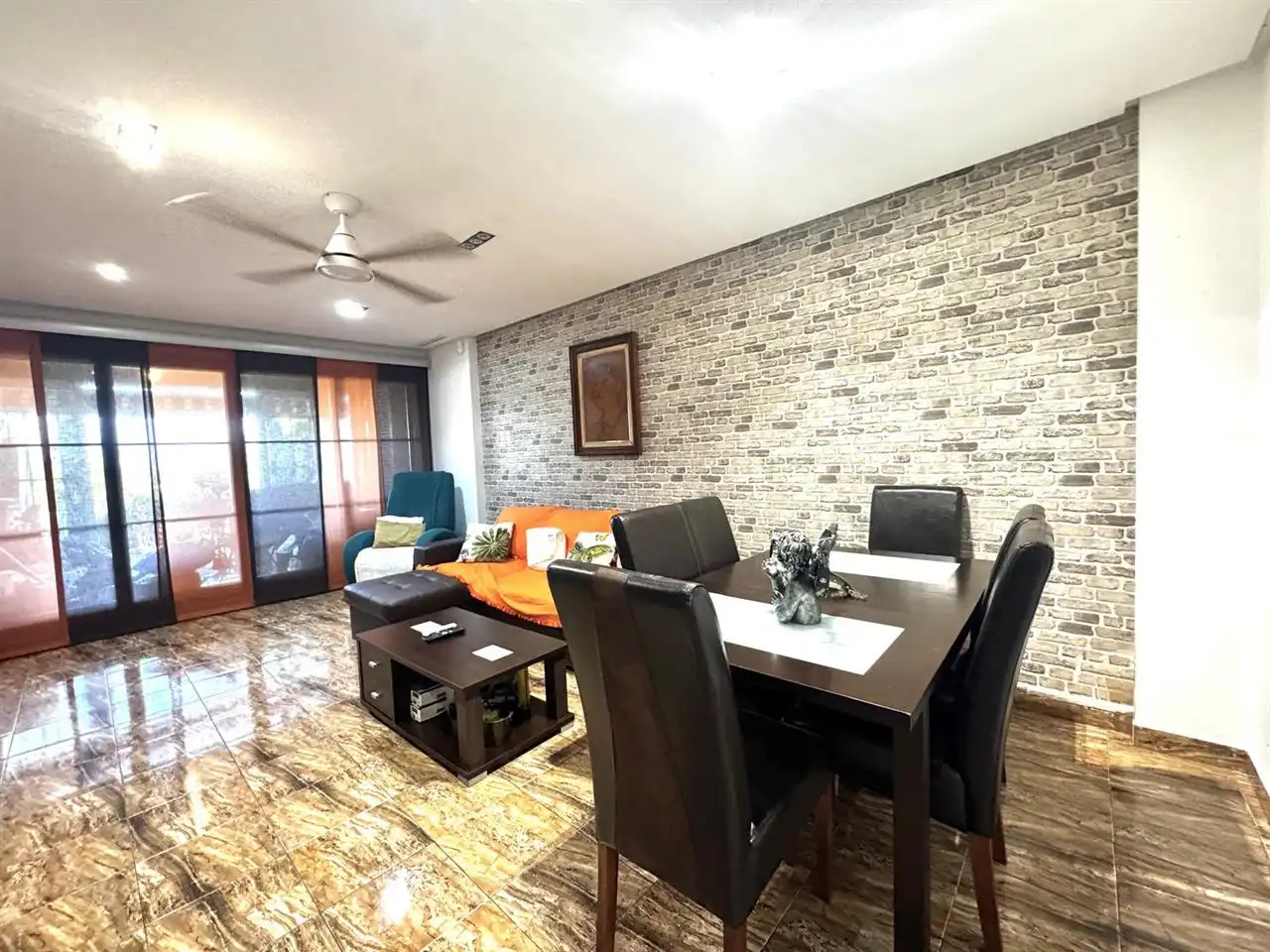 Dining room of Houses for sale in Finestrat  with Air Conditioner, Private garden and Swimming Pool