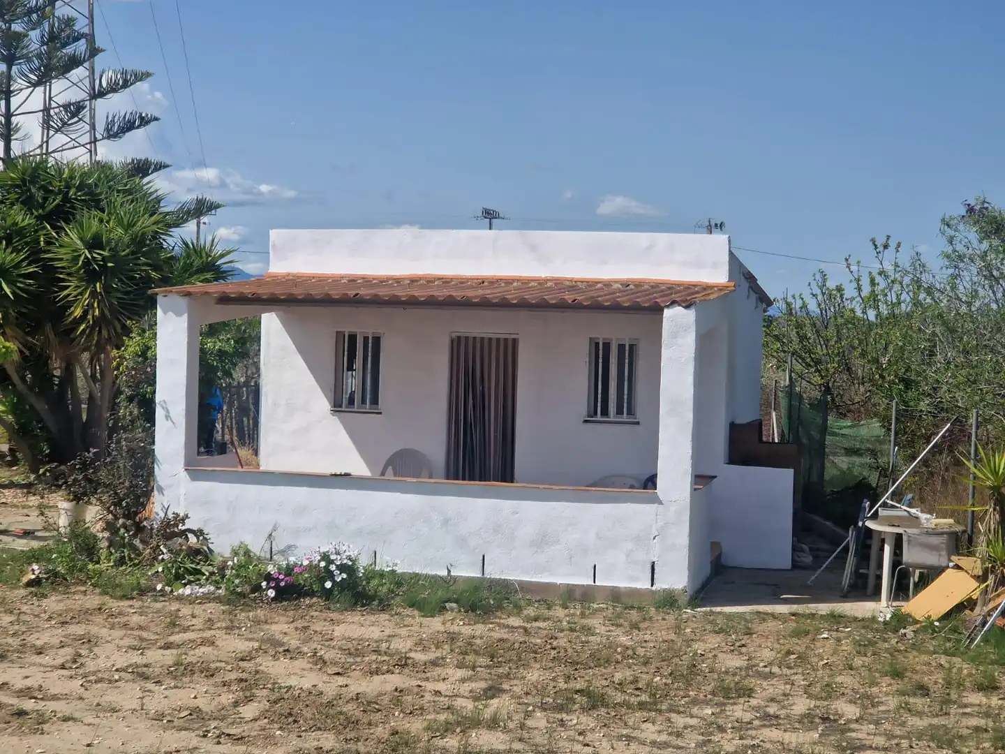 Vista exterior de Finca rústica en venta en La Ràpita con Jardín privado
