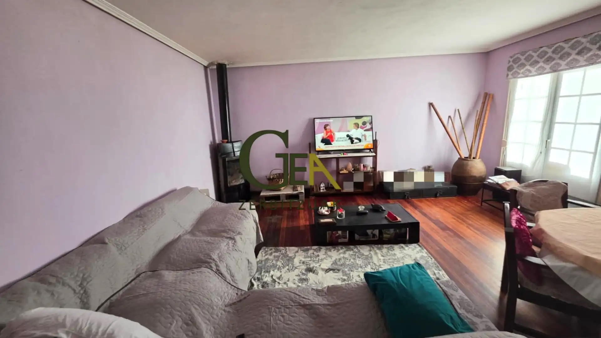 Sala de estar de Casa adosada en venta en Alkiza con Calefacción, Jardín privado y Terraza