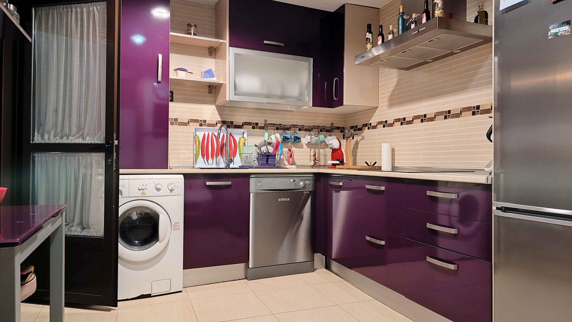 Kitchen of Flat for sale in Mancha Real  with Air Conditioner, Heating and Parquet flooring