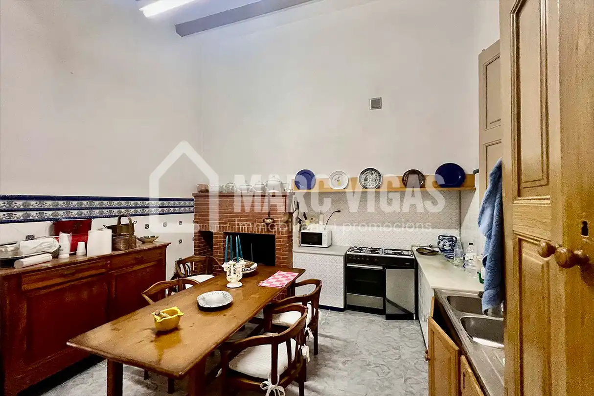 Cocina de Casa o chalet en venta en Torrelavit con Jardín privado, Terraza y Amueblado