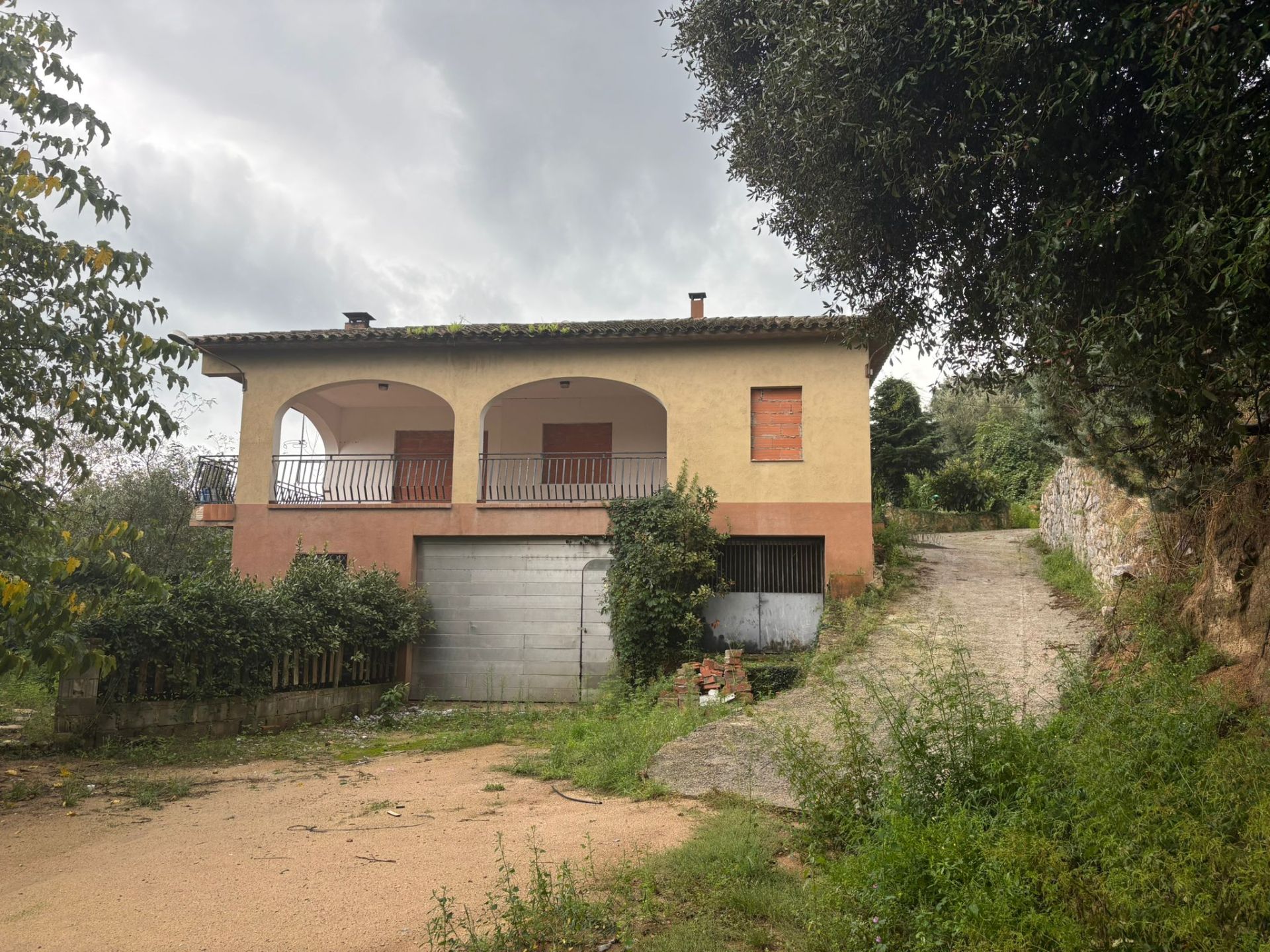 Vista exterior de Casa o xalet en venda en Arbúcies amb Jardí privat i Piscina