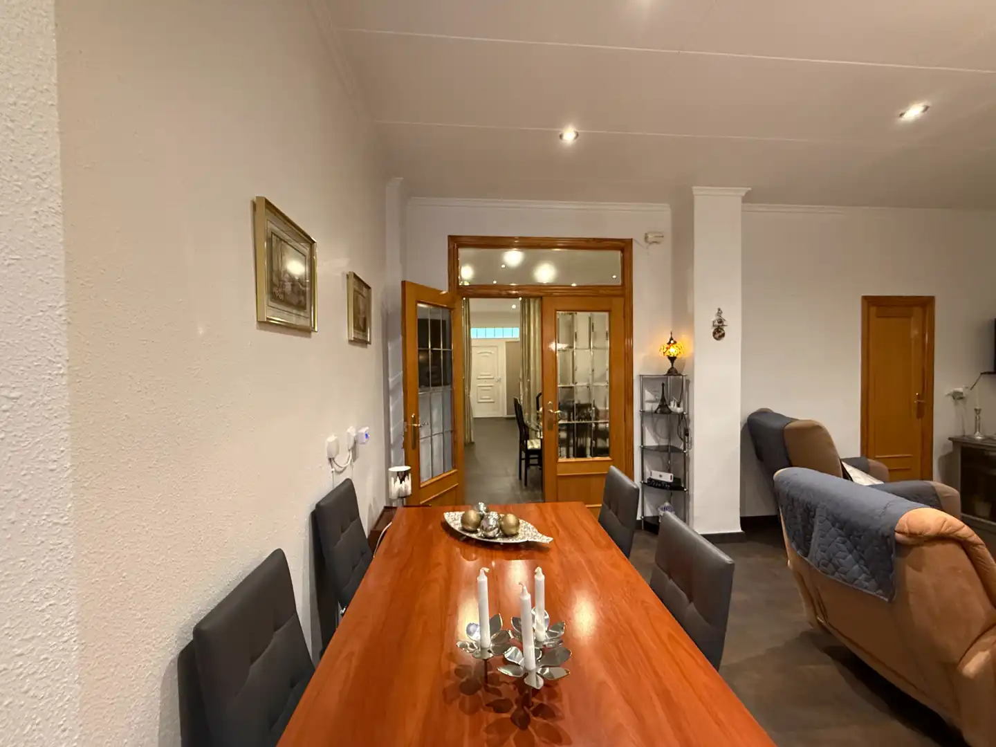Menjador de Casa o xalet en venda en Aielo de Malferit amb Aire condicionat, Terrassa i Moblat