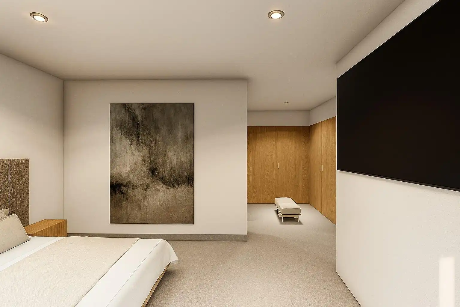 Bedroom of Detached homes for sale in Plasencia  with Air Conditioner, Heating and Private garden