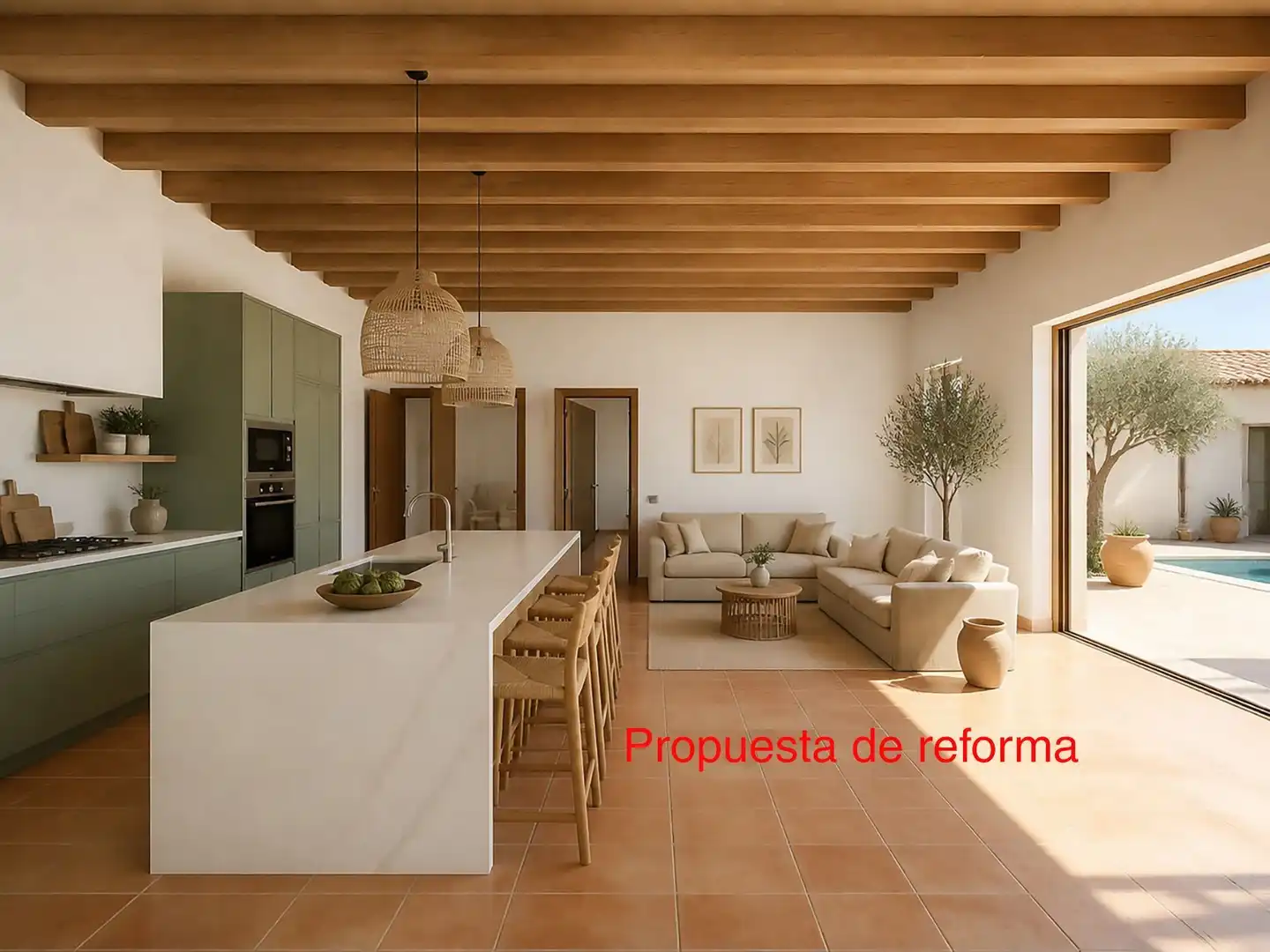 Sala d'estar de Casa adosada en venda en Sant Pere de Ribes amb Aire condicionat, Calefacció i Jardí privat