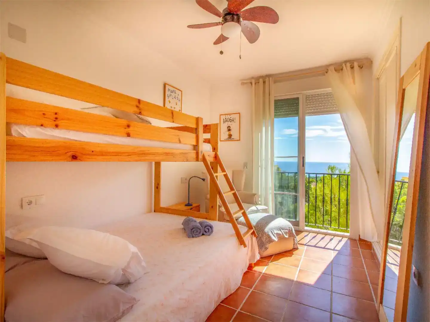 Schlafzimmer von Wohnung zur Miete in Altea mit Klimaanlage, Schwimmbad und Balkon