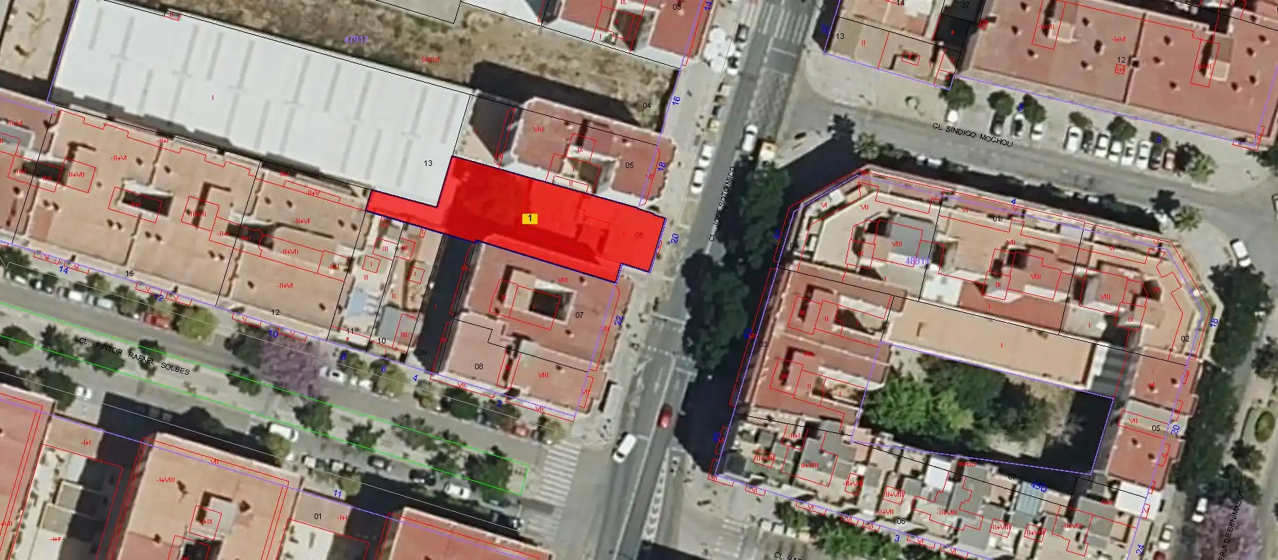 Vista exterior de Residencial en venda en Valencia