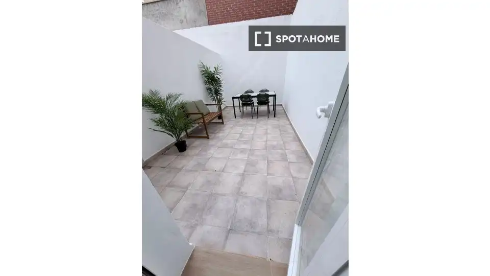 Terrasse von Wohnung zur Miete in Madrid mit Klimaanlage, Heizung und Möbliert