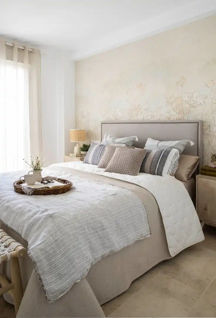 Dormitori de Apartament en venda en Manilva amb Aire condicionat, Jardí privat i Terrassa