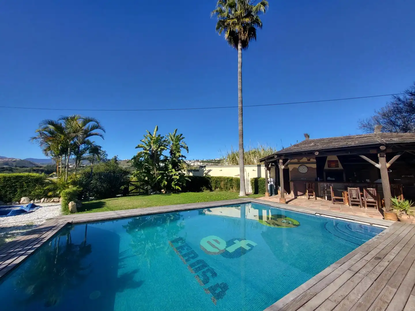 Piscina de Finca rústica en venda en Marbella amb Aire condicionat, Calefacció i Jardí privat