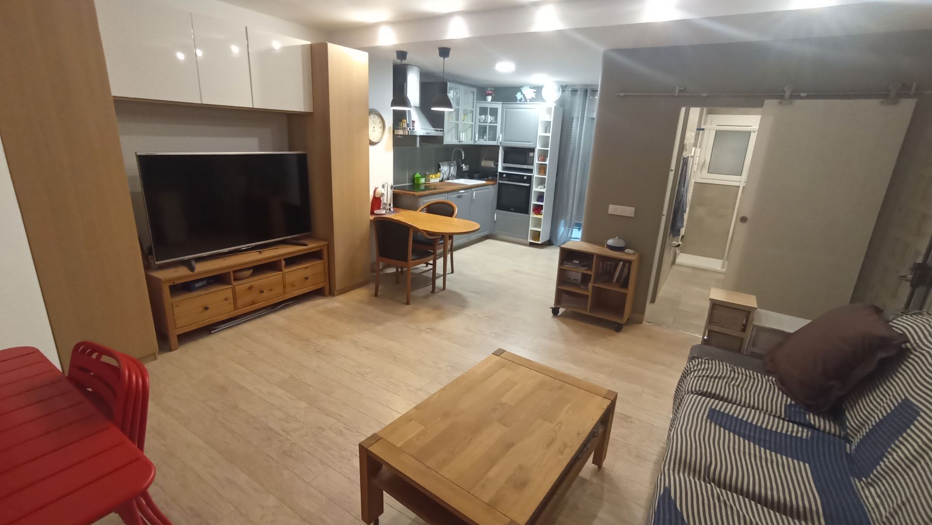 Sala d'estar de Estudi en venda en Empuriabrava amb Aire condicionat, Calefacció i Moblat