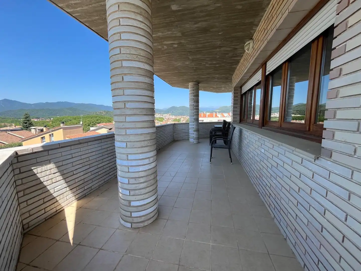 Terraza de Casa o chalet en venta en Olot con Aire acondicionado, Calefacción y Jardín privado