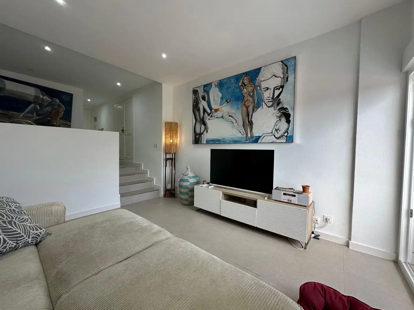 Living room of Flat for sale in Roses  with Air Conditioner, Heating and Terrace