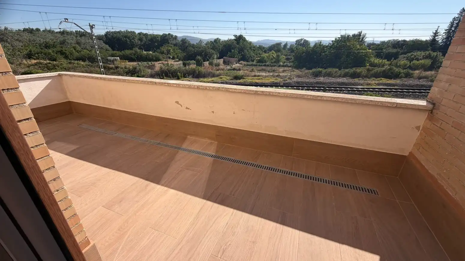 Terrassa de Casa adosada de lloguer en Olite / Erriberri amb Calefacció, Jardí privat i Parquet