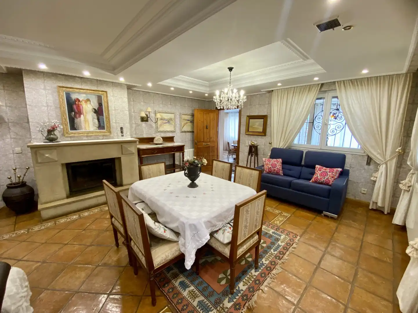 Comedor de Casa o chalet en venta en Lanciego / Lantziego con Calefacción, Jardín privado y Parquet