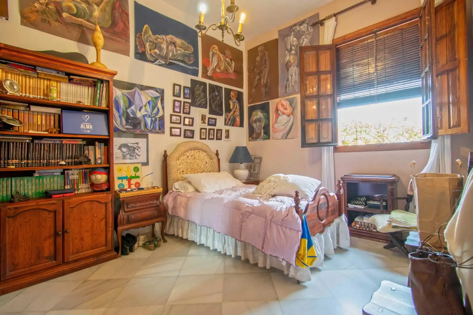 Schlafzimmer von Country house zum Verkauf in Mairena del Aljarafe mit Terrasse, Schwimmbad und Balkon