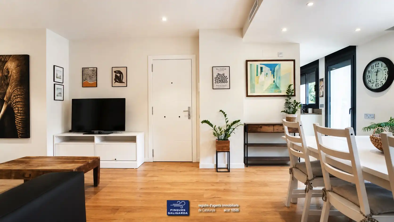 Sala de estar de Piso en venta en La Garriga con Aire acondicionado, Calefacción y Jardín privado