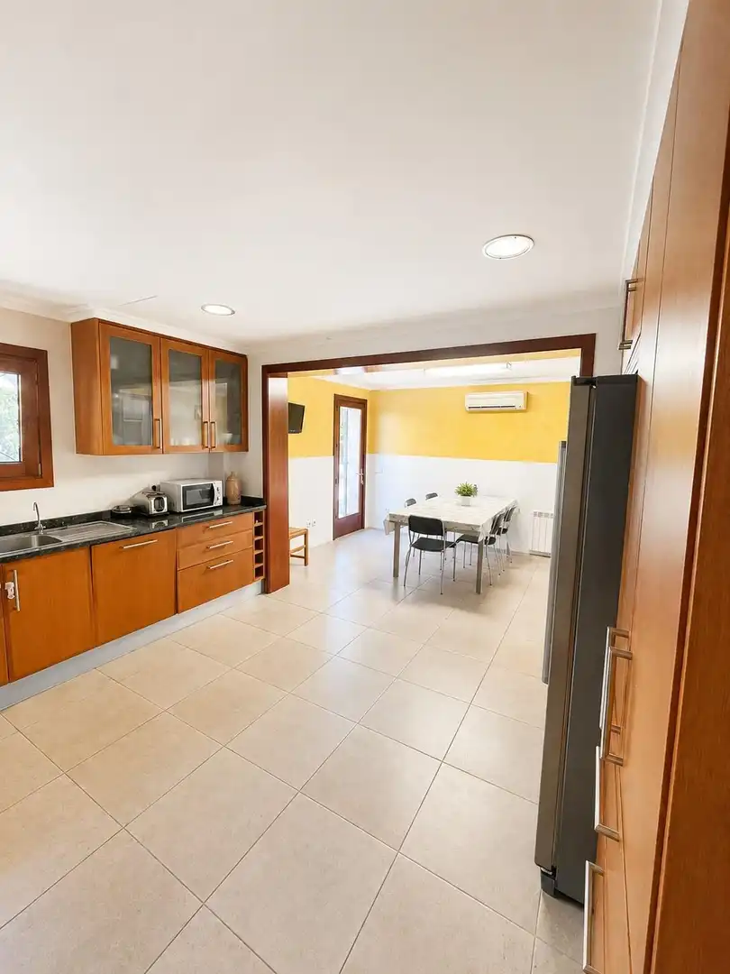 Küche von Erdgeschoss zur Miete in Alcúdia mit Klimaanlage, Terrasse und Möbliert