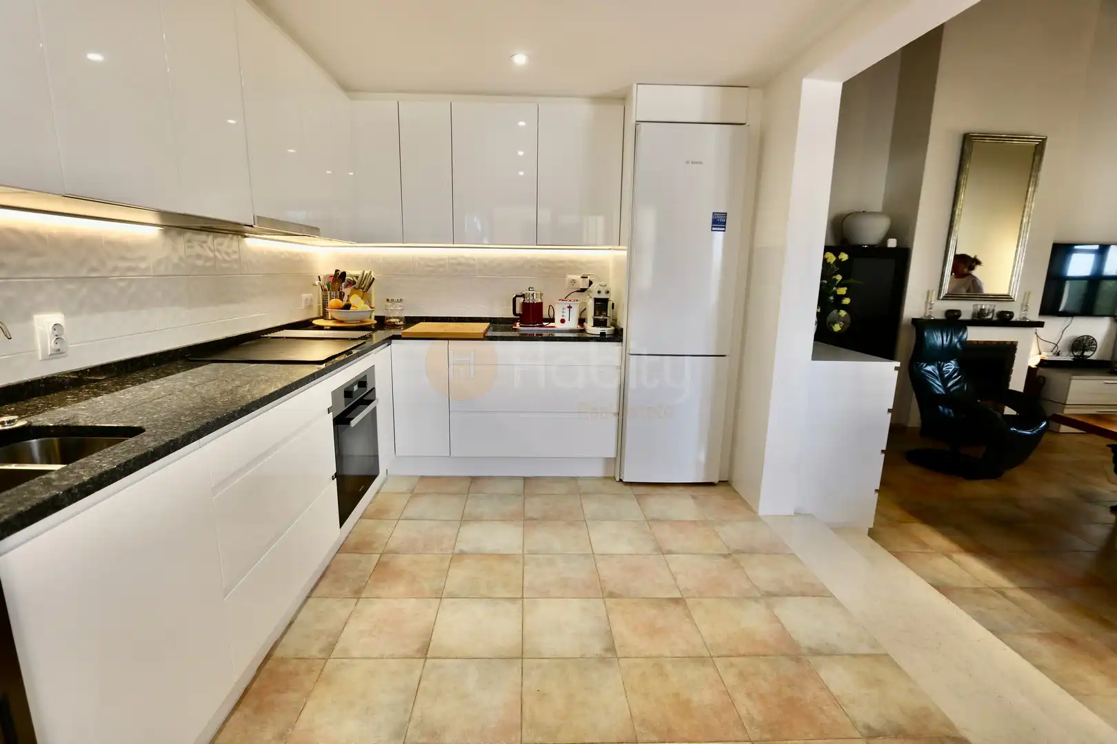 Cocina de Casa o chalet en venta en Fuente Álamo de Murcia con Aire acondicionado, Calefacción y Jardín privado