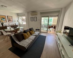 Living room of Flat to rent in  Valencia Capital  with Air Conditioner and Balcony