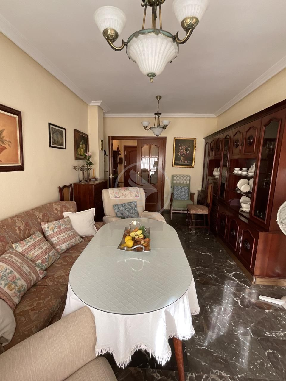 Dining room of Flat for sale in Linares  with Air Conditioner, Terrace and Furnished