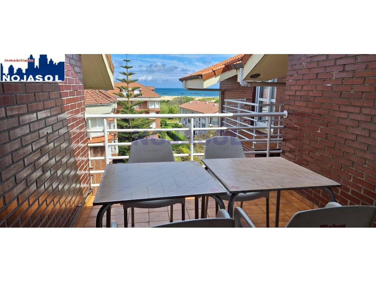 Terrace of Apartment to rent in Noja  with Heating, Terrace and Furnished