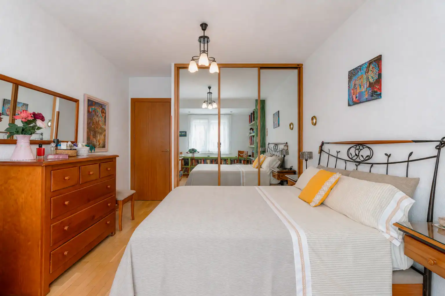 Bedroom of Flat for sale in Madrid  with Heating