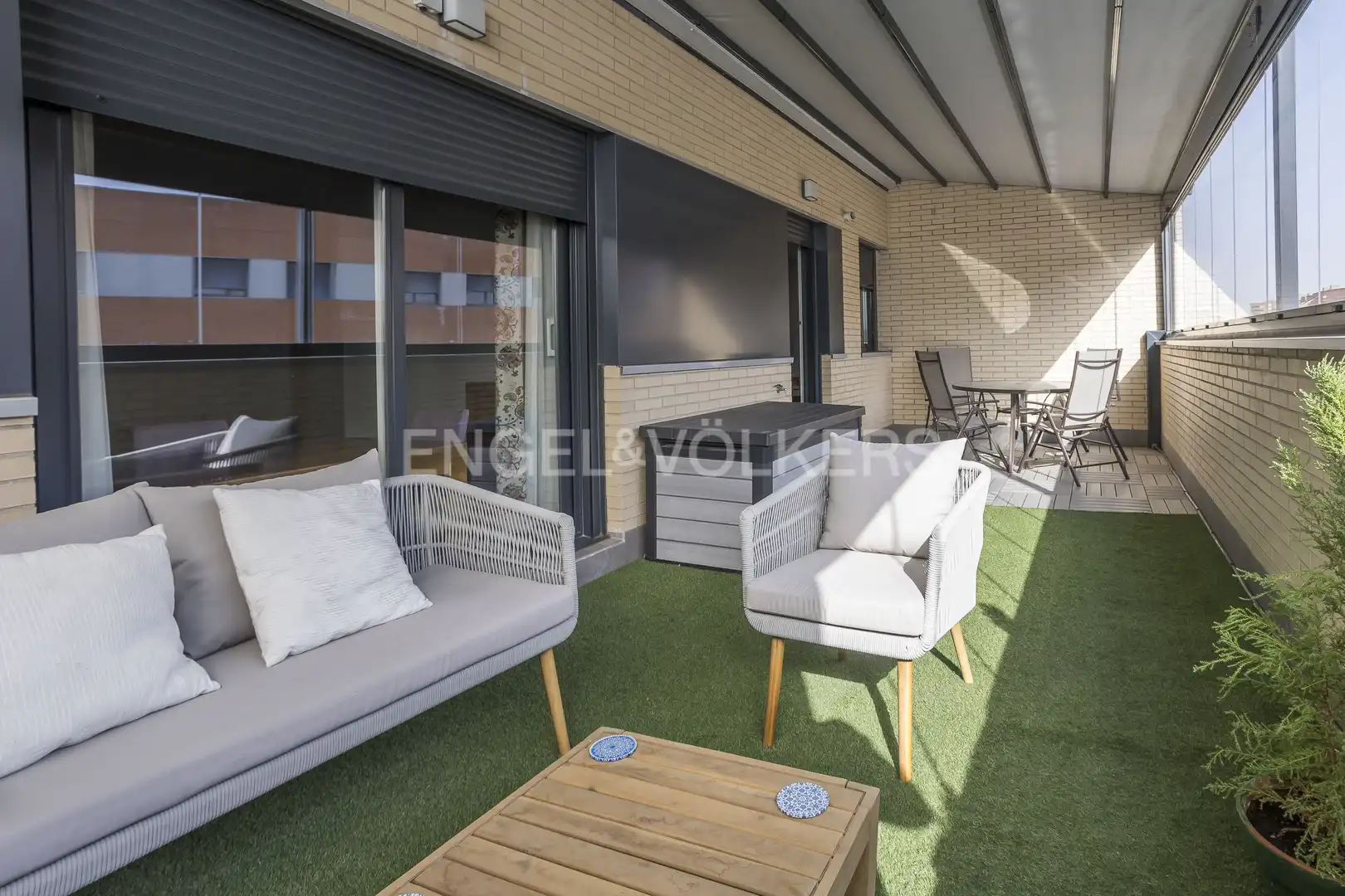 Terrasse von Dachboden zur Miete in Madrid mit Klimaanlage, Heizung und Terrasse
