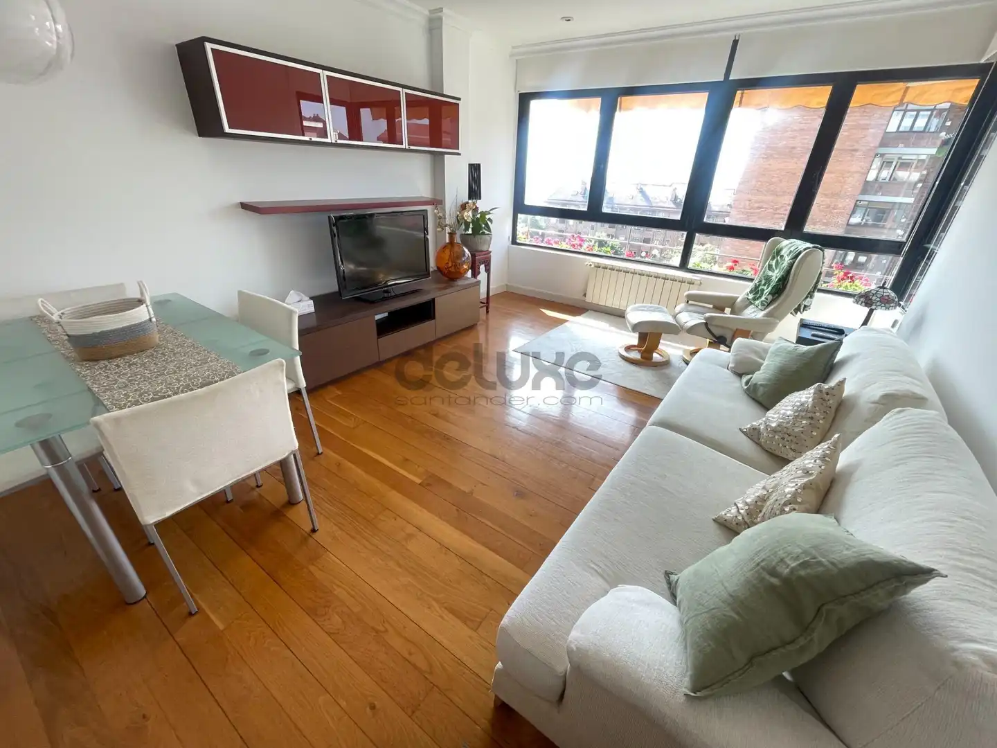 Living room of Flat for rent in Santander  with Heating and Furnished