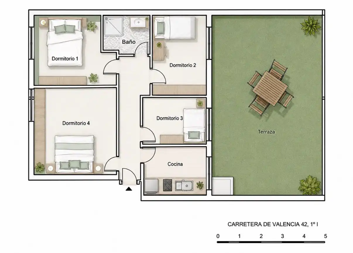 Flat for sale in Cuarte de Huerva  with Furnished